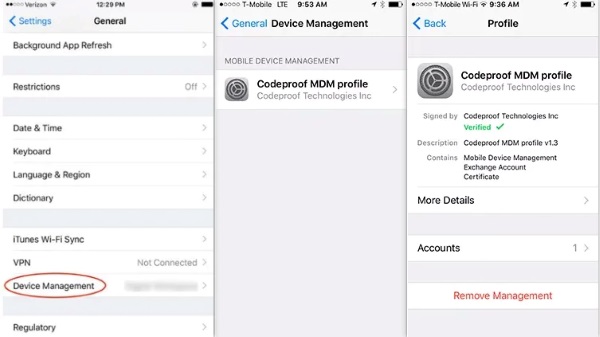 كيفية إزالة Mdm N من iPhone من الإعدادات
