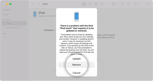 iPod wiederherstellen